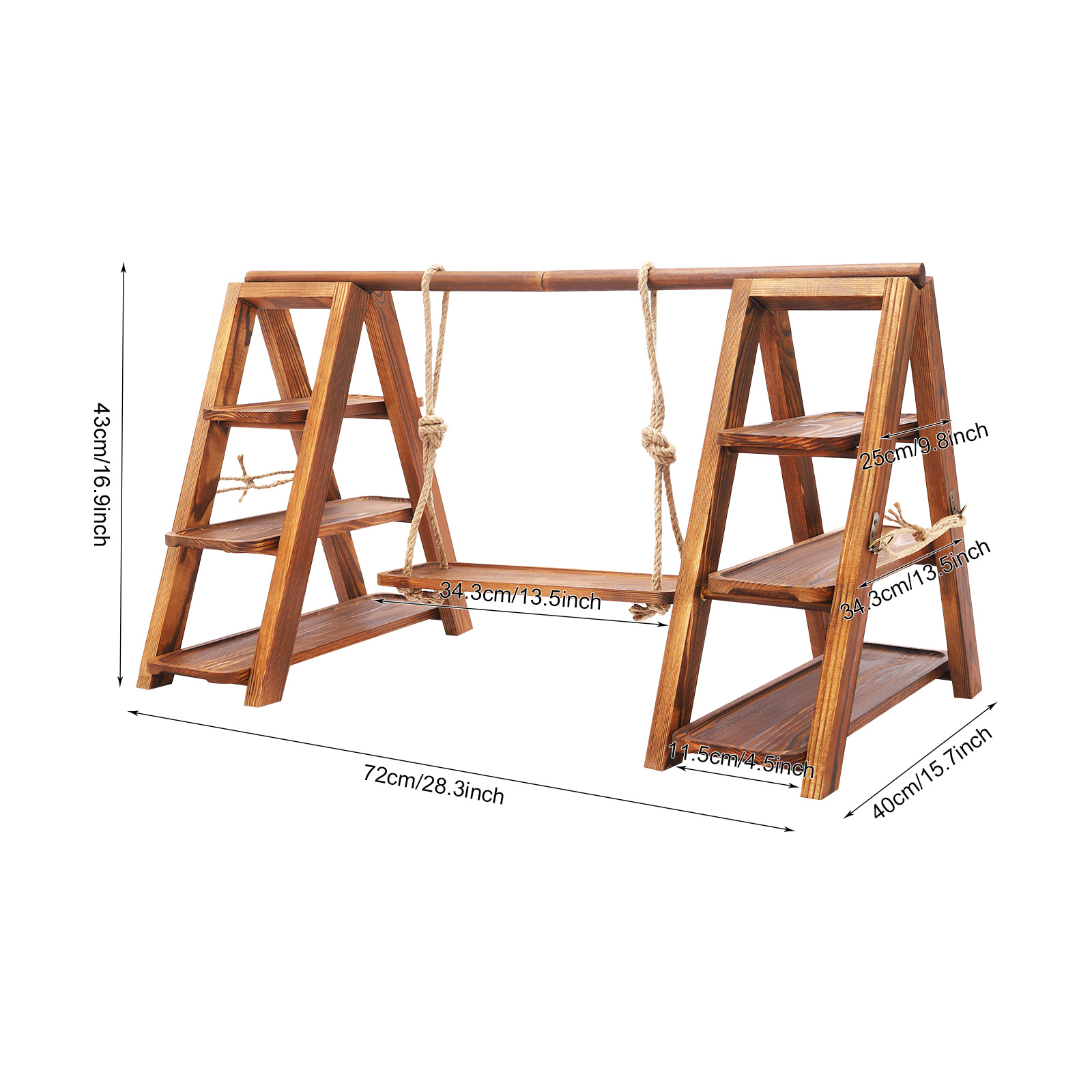 Cupcake Stand Tier - 3 Tier Cupcake Stand with Swing