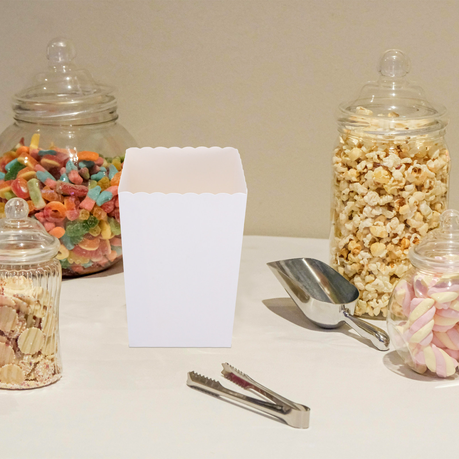 50Pcs Party Disposable Popcorn - Event Party Box 评论和价格