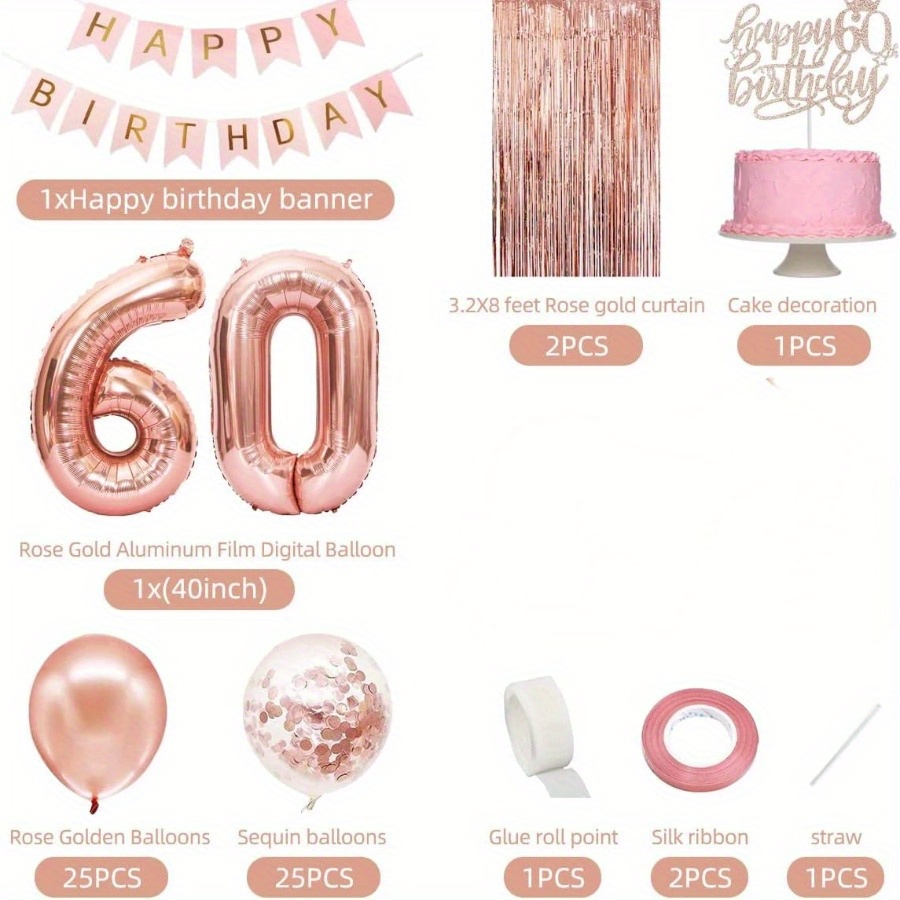 58Pc/Set 40Inch Number Foil Ba - Party Banner Gold 评论和价格