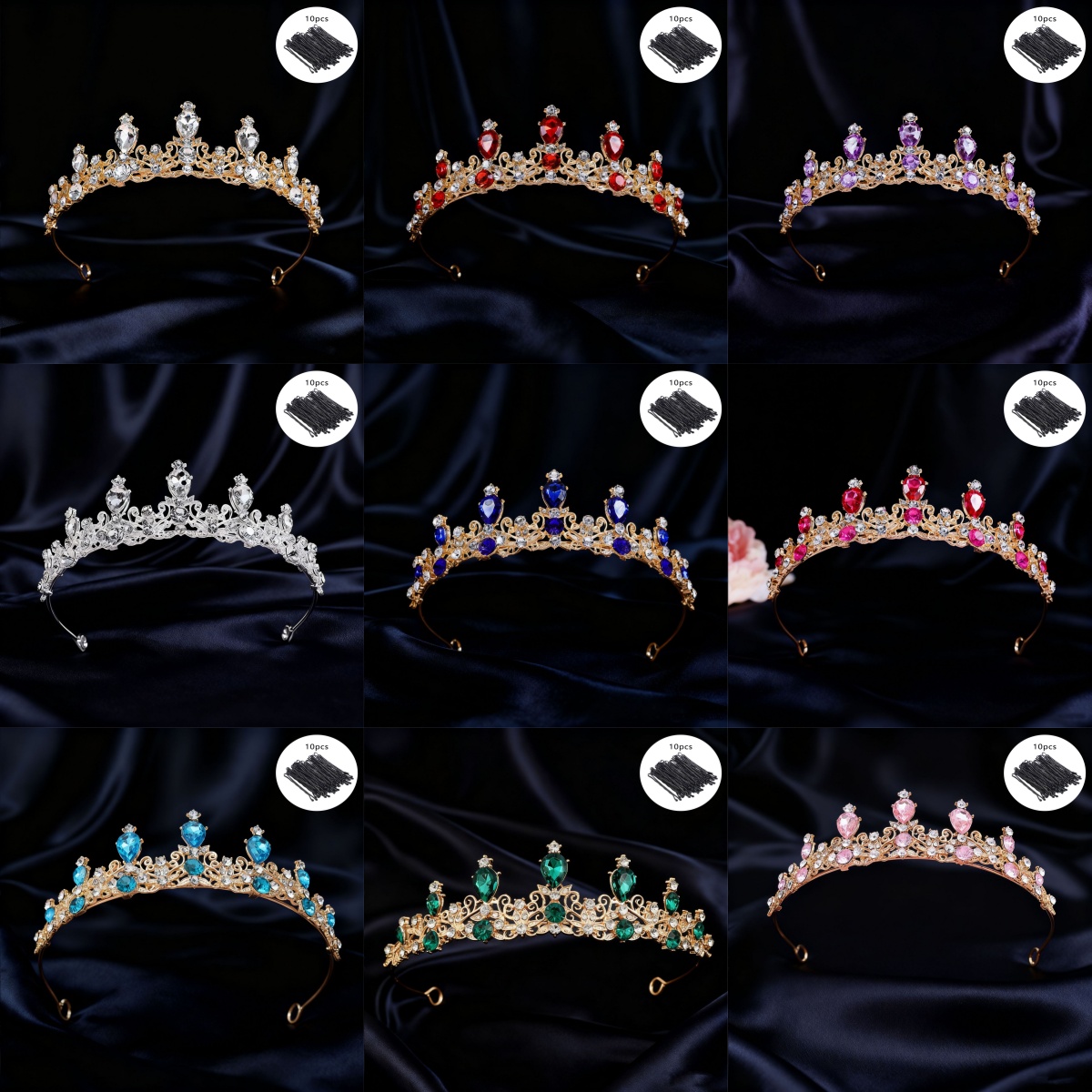 Bridal Tiara Vintage Scroll Rh - Event & Party Supply Photos 评论和价格