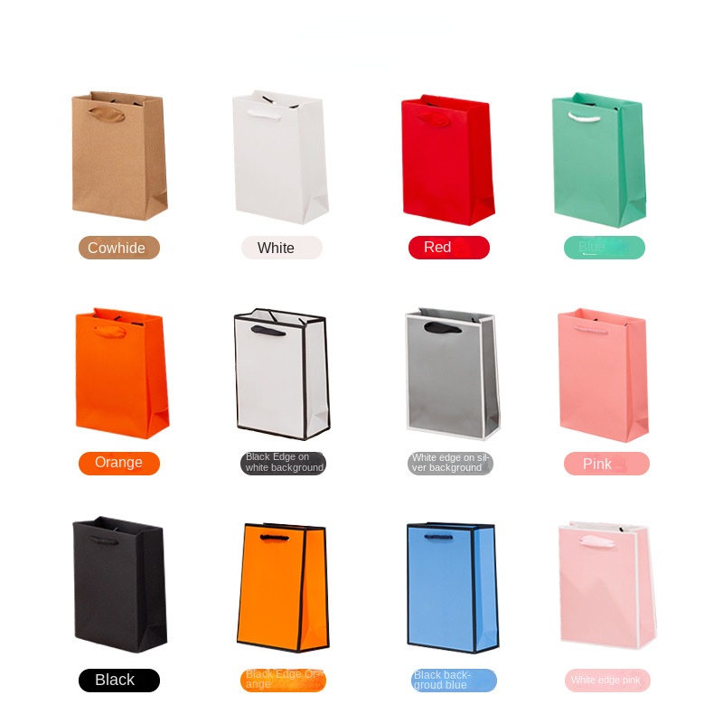 1pc/lot Solid Color Gift Carry - Event Party Shop 评论和价格
