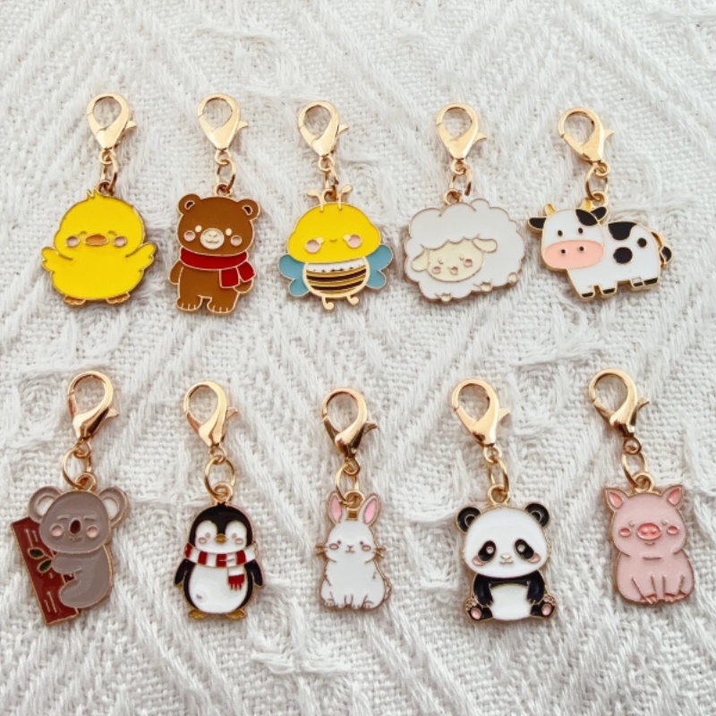 10pcs alloy drip oil cartoon a - Party Favor Bag 评论和价格
