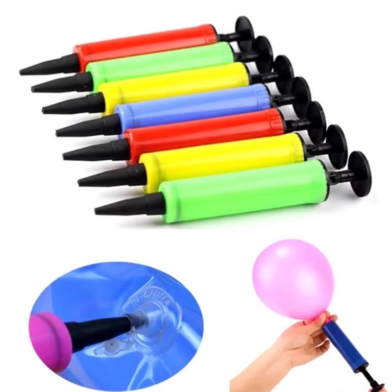 1pc Random Color Portable Mini - Balloon Pump Hand 评论和价格