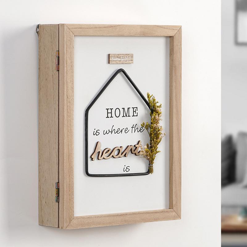 Key Holder Wall Mount Key Box  - Flower Wall Panel 评论和价格