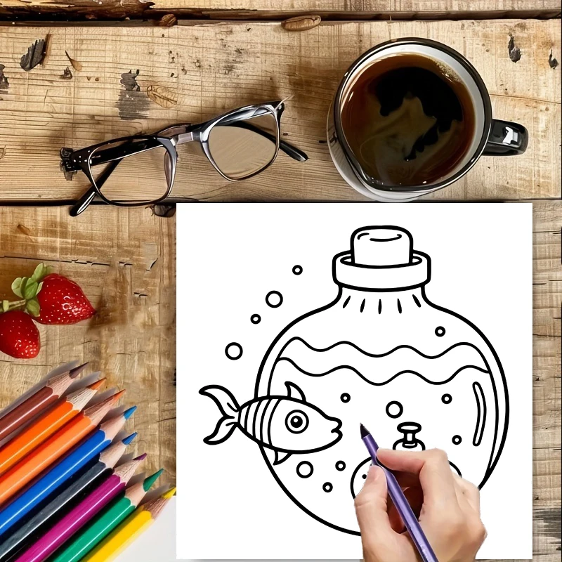 Coloring Book Magic Jar for Ad - Supply Event 评论和价格