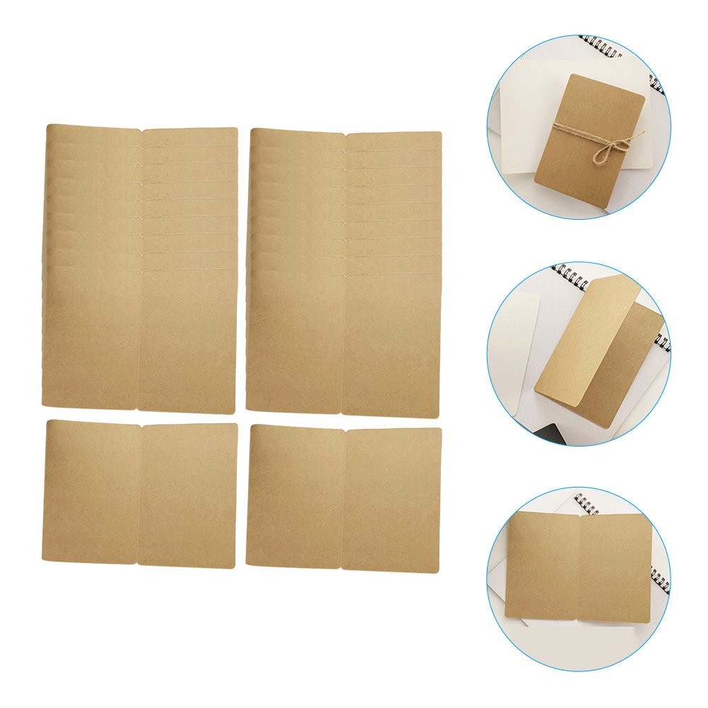 20Pcs Rustic Blank Cards Kraft - Papercraft Supply Invitation 评论和价格