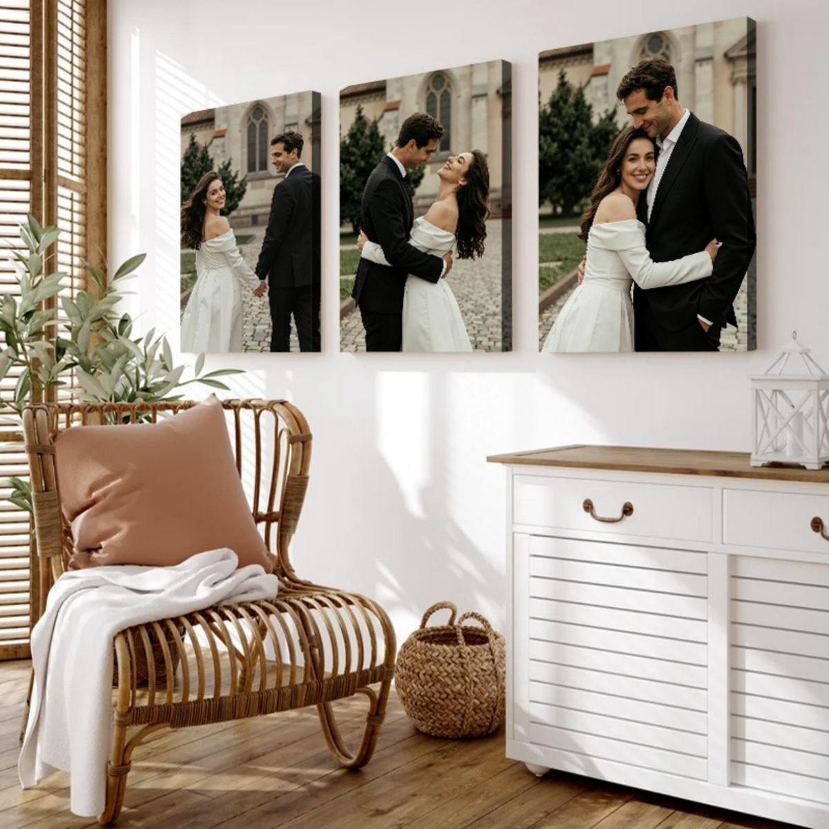 Set of 3 Custom Photo Canvas P - Eve Party 评论和价格