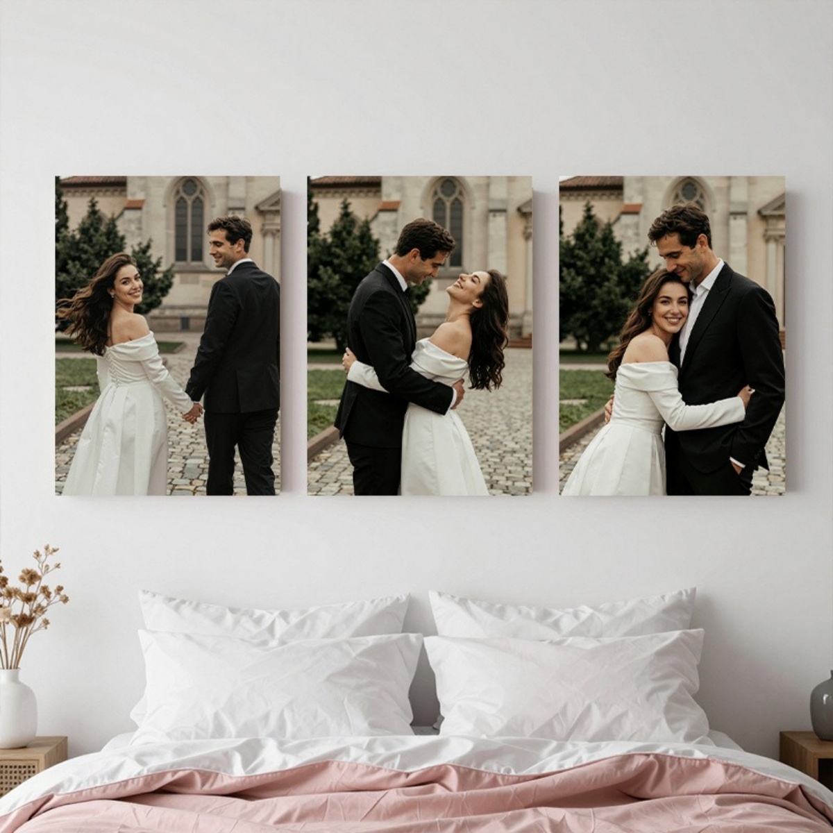 Set of 3 Custom Photo Canvas P - Eve Party 评论和价格