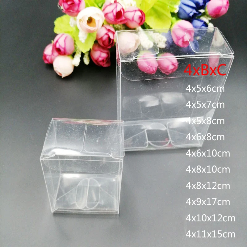 50pcs 4xBxC Rectangle Transpar - Event Party Box 评论和价格