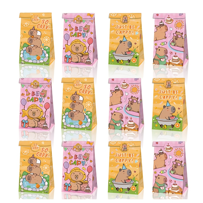12/24/48pcs Capybara Candy Bag - Event Party Box 评论和价格