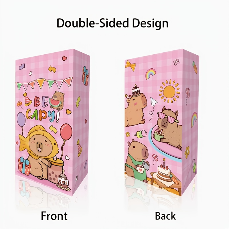 12/24/48pcs Capybara Candy Bag - Event Party Box 评论和价格