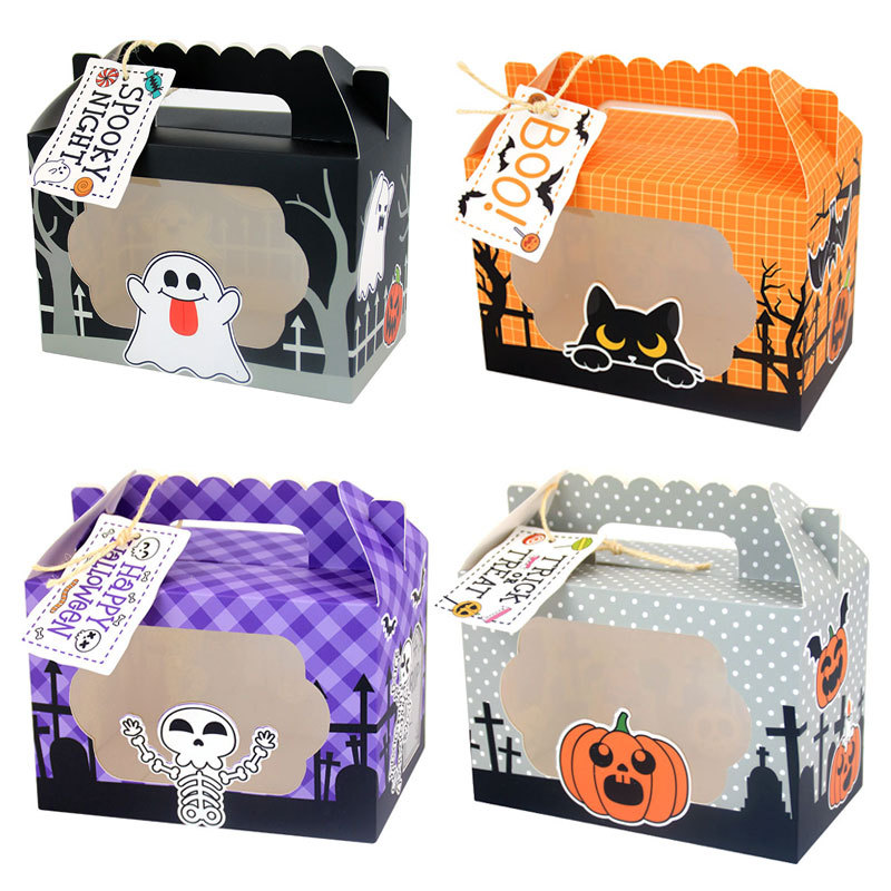 3/6pcs Ghost Pumpkin Cat Candy - Event Party Box 评论和价格