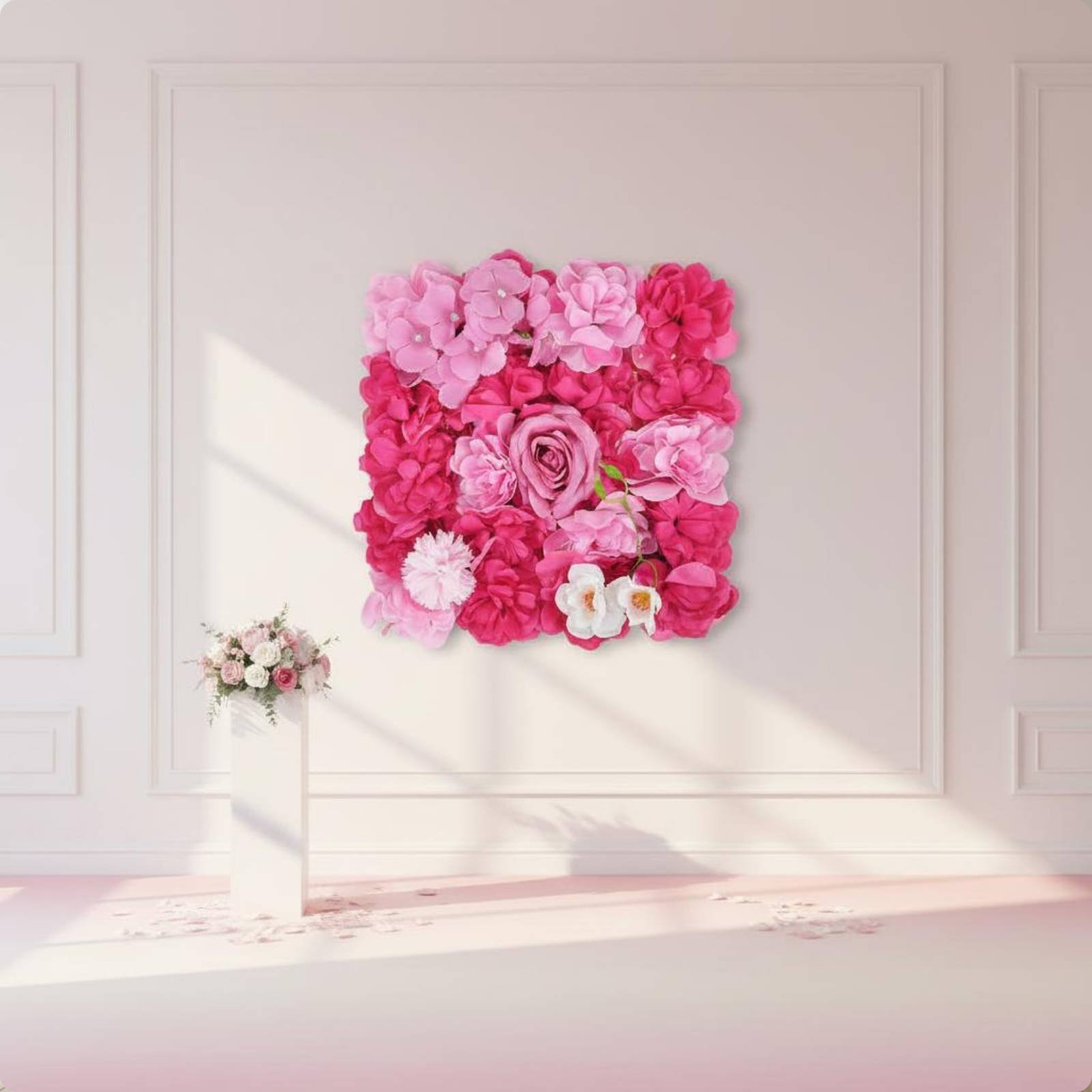 Artificial Blossom Wall Panel  - Flower Wall Panel 评论和价格