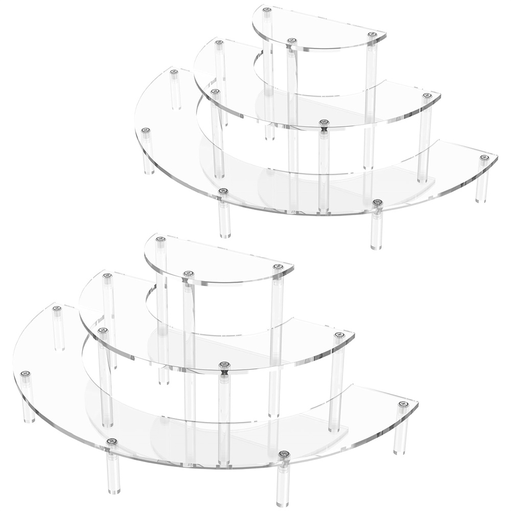 1/2pack Acrylic Display Riser  - Cupcake Stand Tier 评论和价格