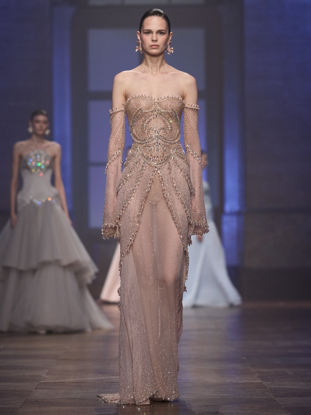 Romantic Strapless Off Shoulde - Glitter Tablecloth 评论和价格