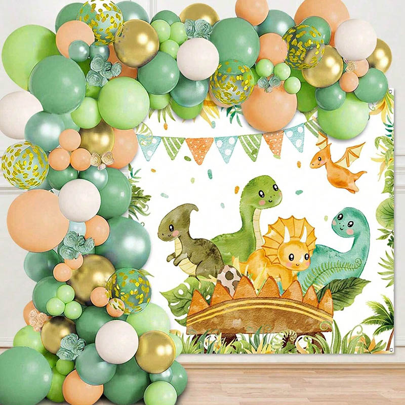 Dinosaur Balloon Set Arch for  - Balloon Arch Kit 评论和价格