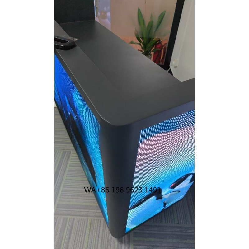 Portable DJ Booth Facade LED V - Event Party Dj 评论和价格