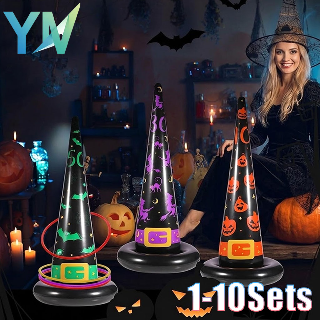 1-10Sets Halloween Inflatable  - Party Hat Cone 评论和价格
