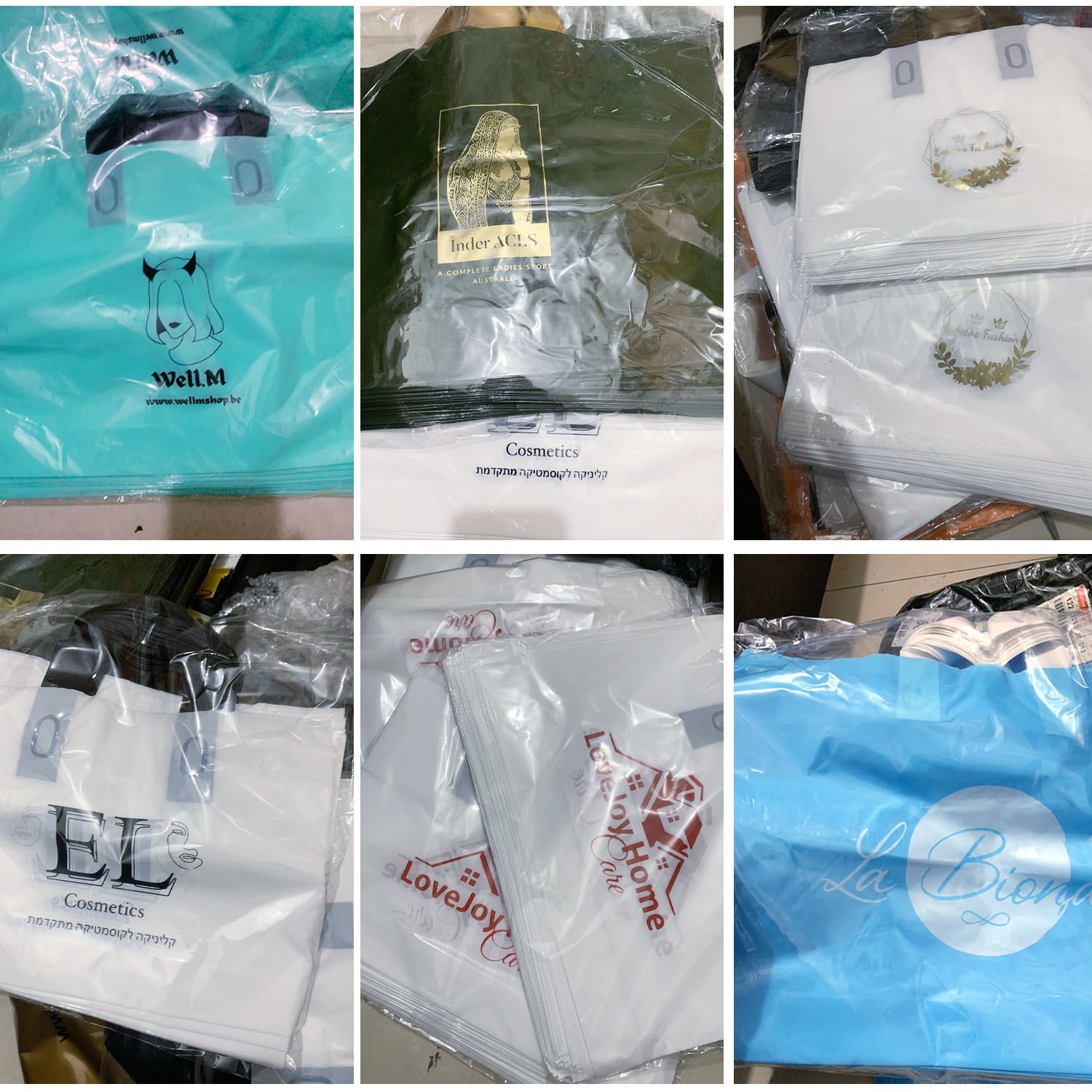 200pcs custom logo Shopping Ba - Event Party Shop 评论和价格